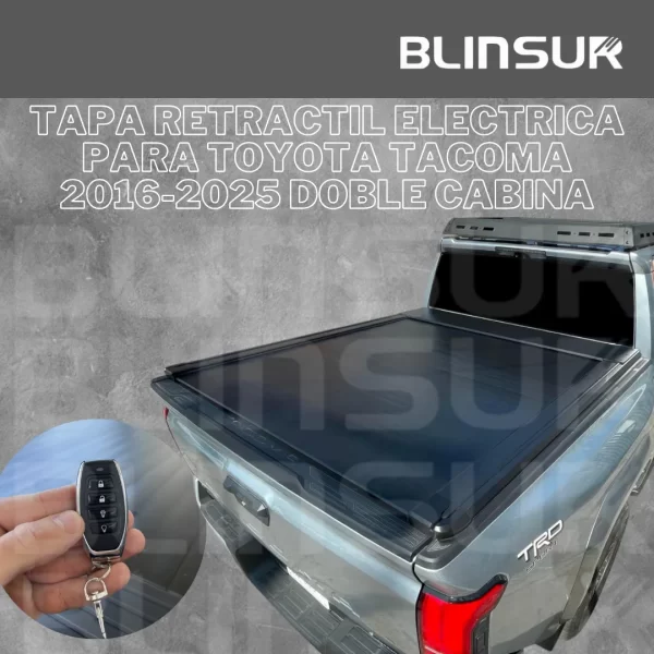 Tapa Cubre Batea Retractil Electrica Tacoma 2016-2025 Do Ca
