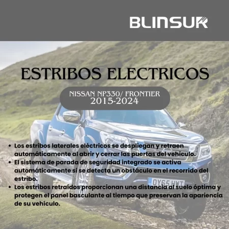 Estribos Electricos Para Np300/frontier 2015-2024 Dob Cab - Image 2