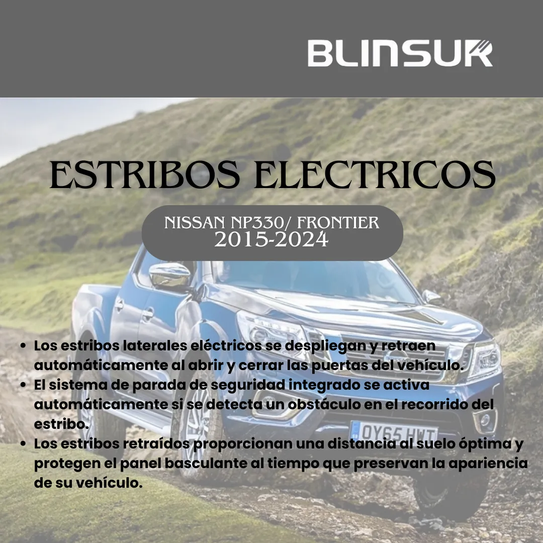 Estribos Electricos Para Np300/frontier 2015-2024 Dob Cab - Image 2