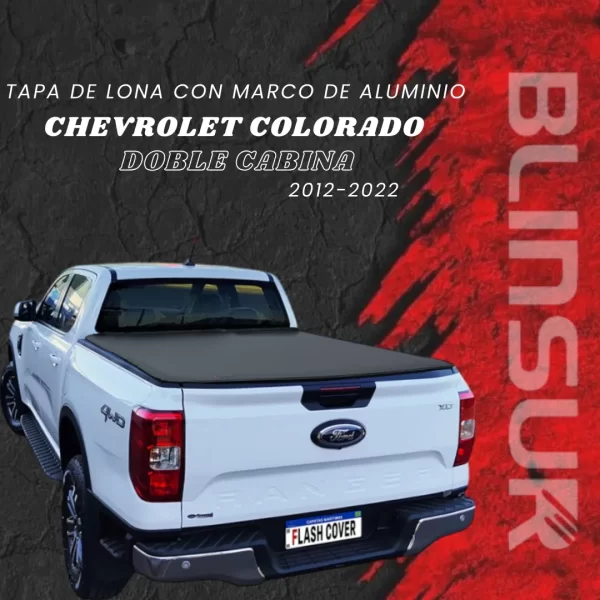 Tapa Cubre Batea Lona Roll Cover Chev Colorado 2012-2022