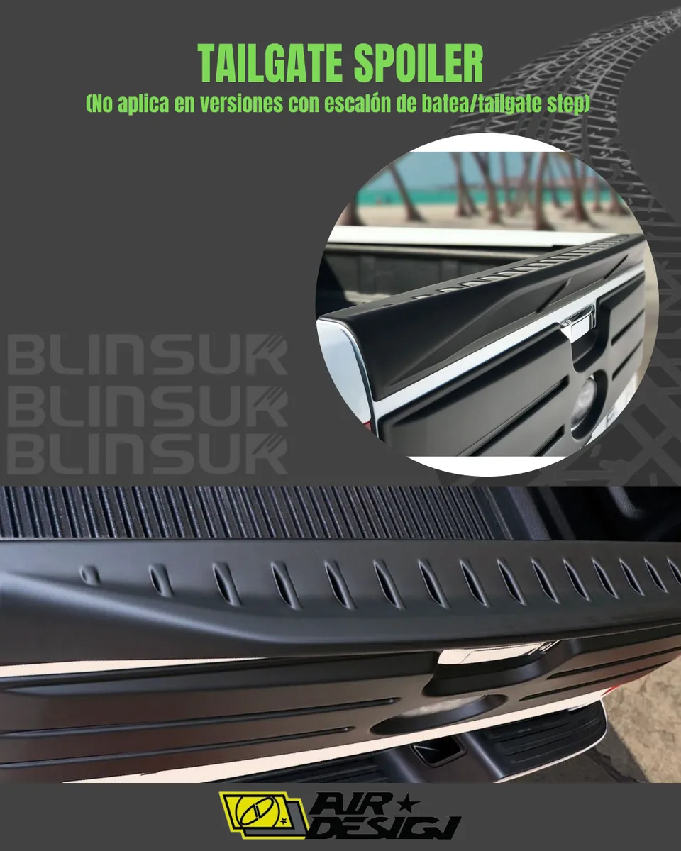 Tailgate Spoiler Para Ford Ranger Global 2019 - 2022 - Image 2