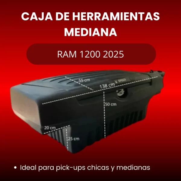 Caja De Herramientas Mediana Para Toyota Hilux 2005-2025