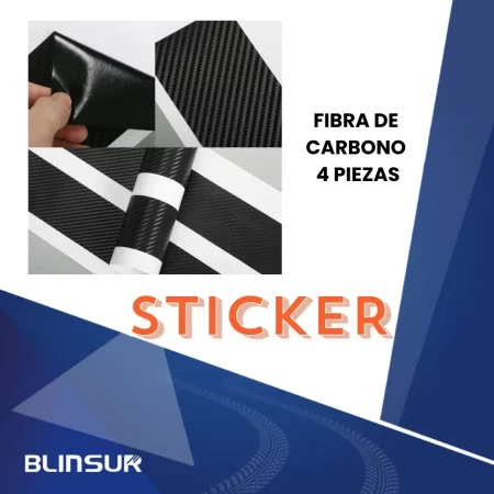 Protección De Estribos Bl Fibra De Carbono Genérico - Image 2