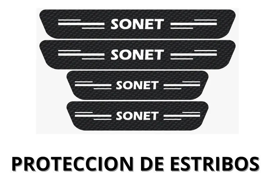 Sticker Protección De Estribos Puertas Kia Sonet - Image 2