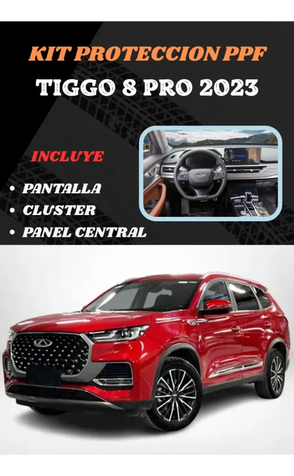 Protección Ppf Pantalla Cluster Panel Para Tiggo 8 Pro 2023