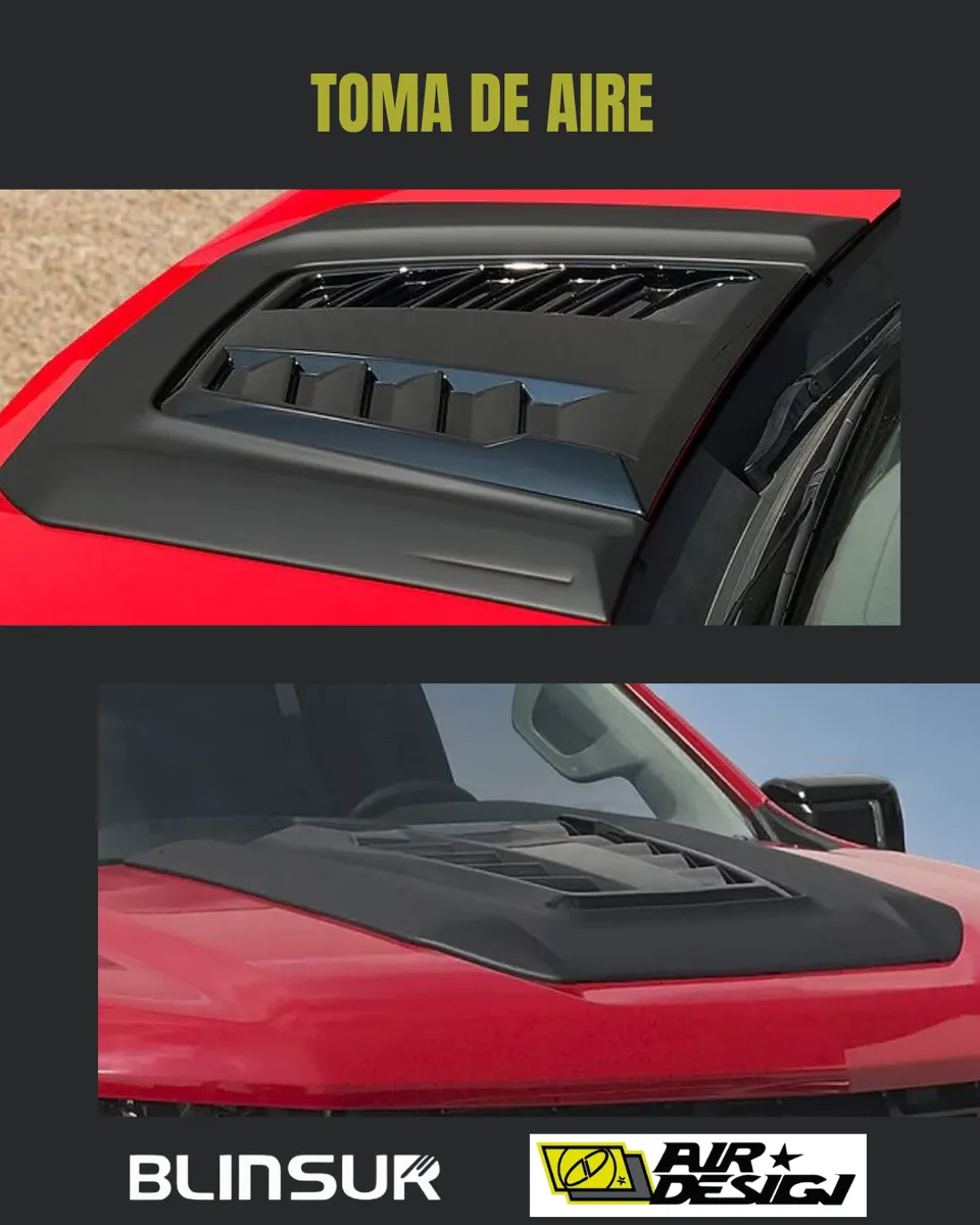 Toma De Aire Para Chev Silverado 1500 2019 - 2025 Airdesign - Image 2
