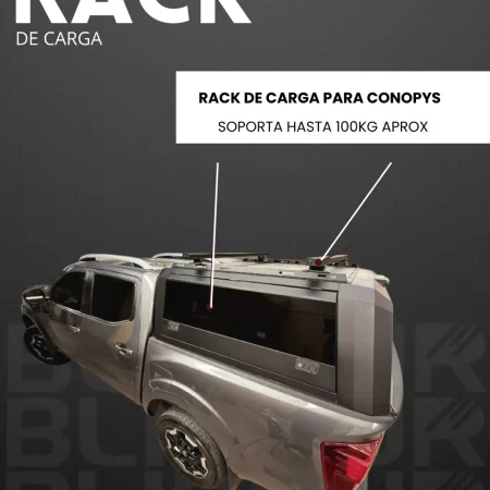 Rack De Carga Para Pick Up Universal Negro - Image 2