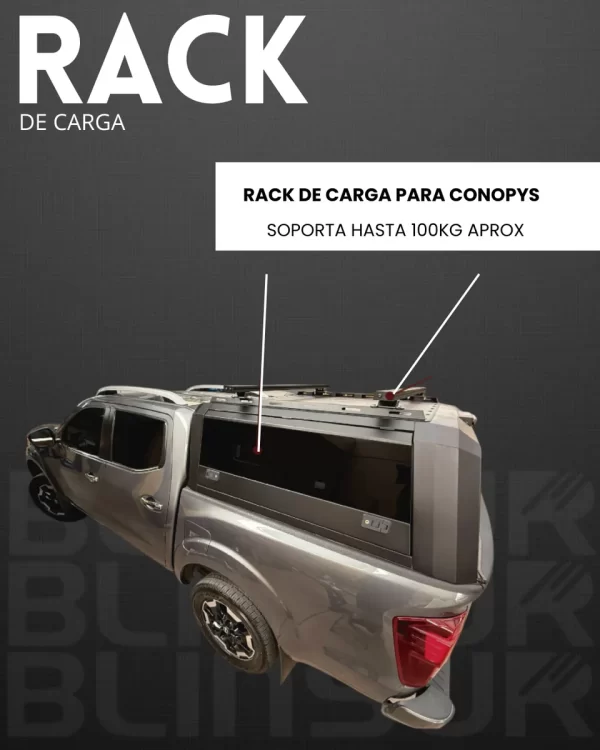 Rack De Carga Para Pick Up Universal Negro