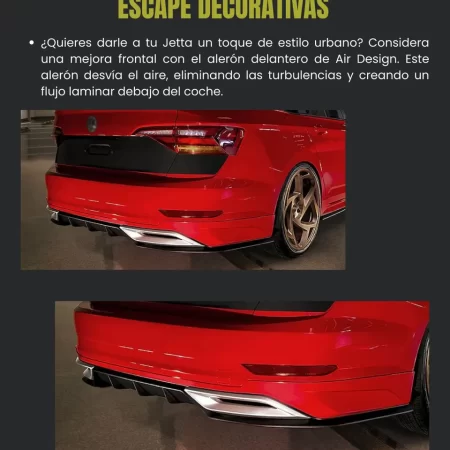 Spoiler Trasero Con Difusor Y  Vw Jetta 2019-2021 - Image 2