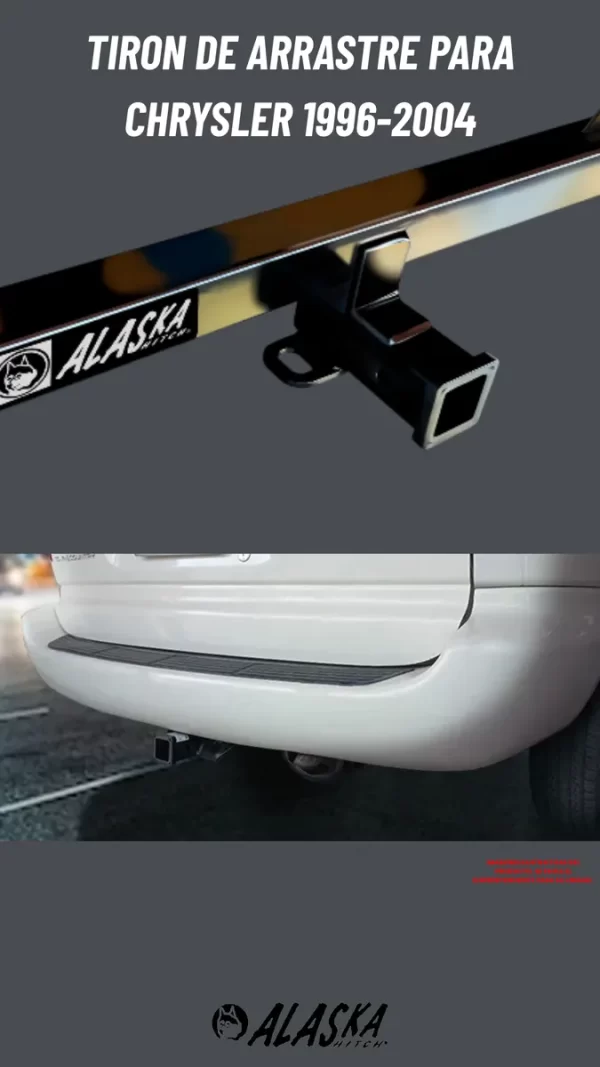 Tirón Arrastre Jalon Chrysler Town Country 1996-2004 Negro