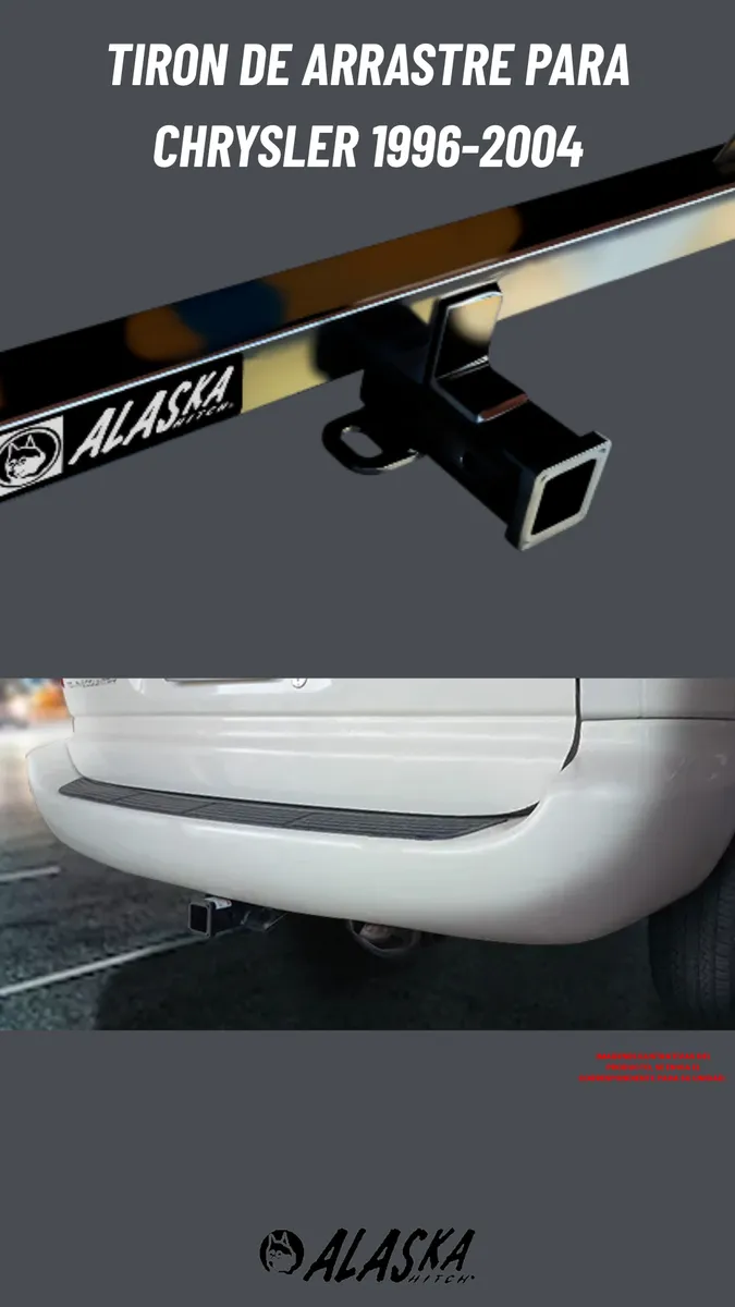 Tirón Arrastre Jalon Chrysler Town Country 1996-2004 Negro - Image 2