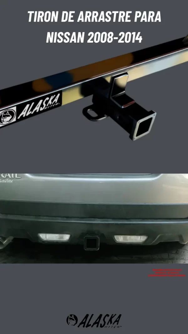 Tirón Jalón De Arrastre Nissan X-trail 2008-2014 Negro