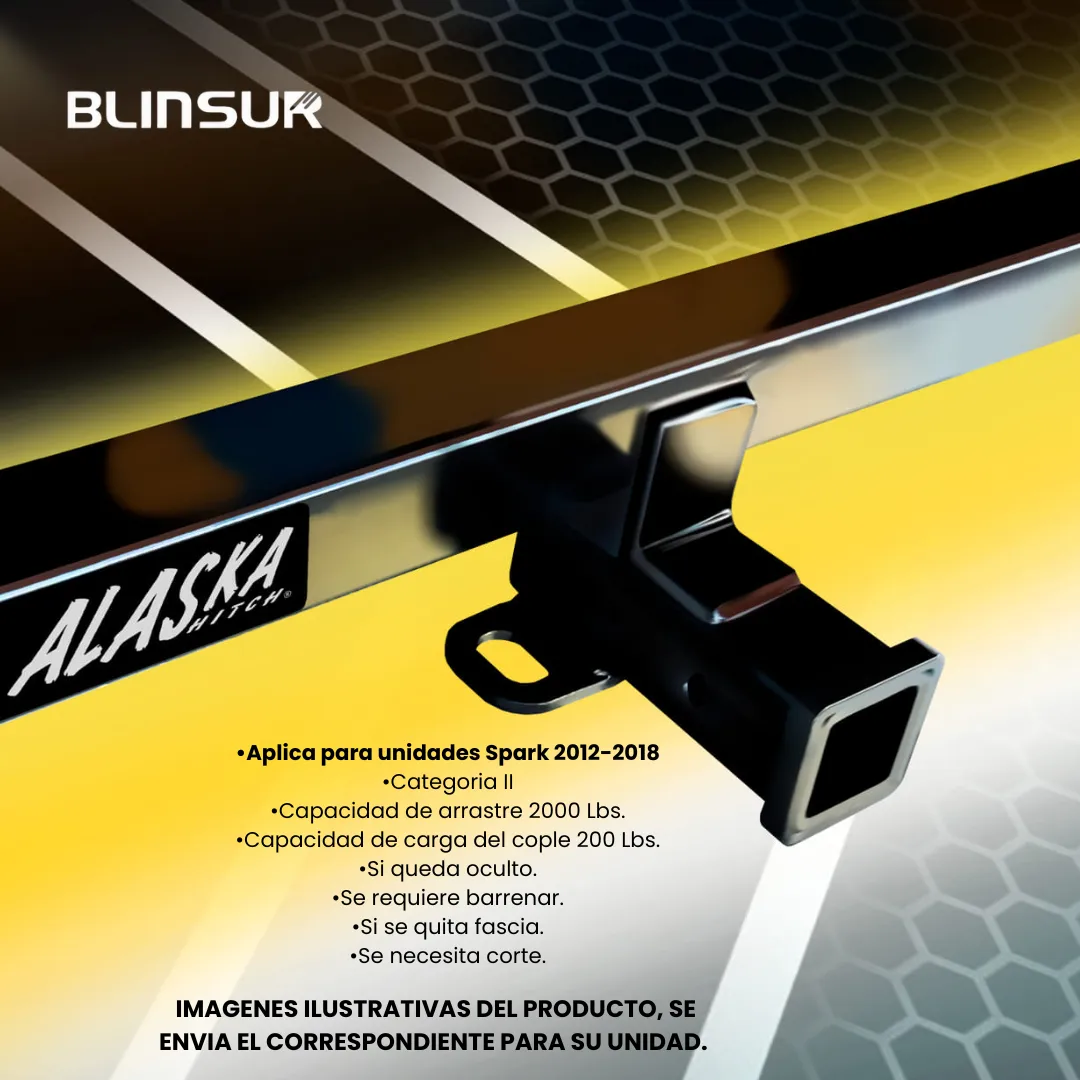 Tirón De Enganche Jalon Chevrolet Spark 2012-2018 Negro - Image 2