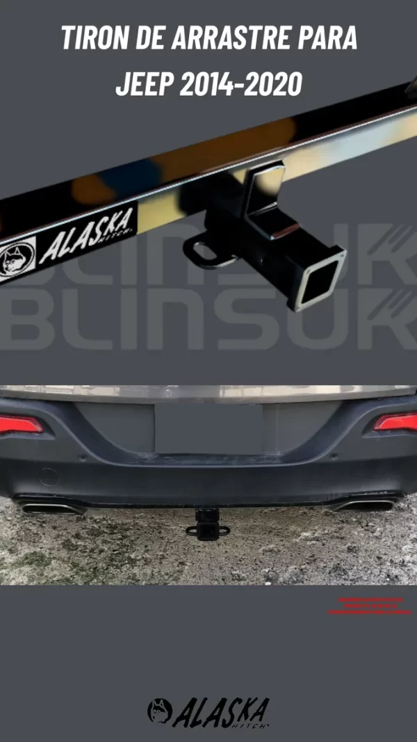 Tirón De Enganche Jeep Cherokee 2014-2020 Negro