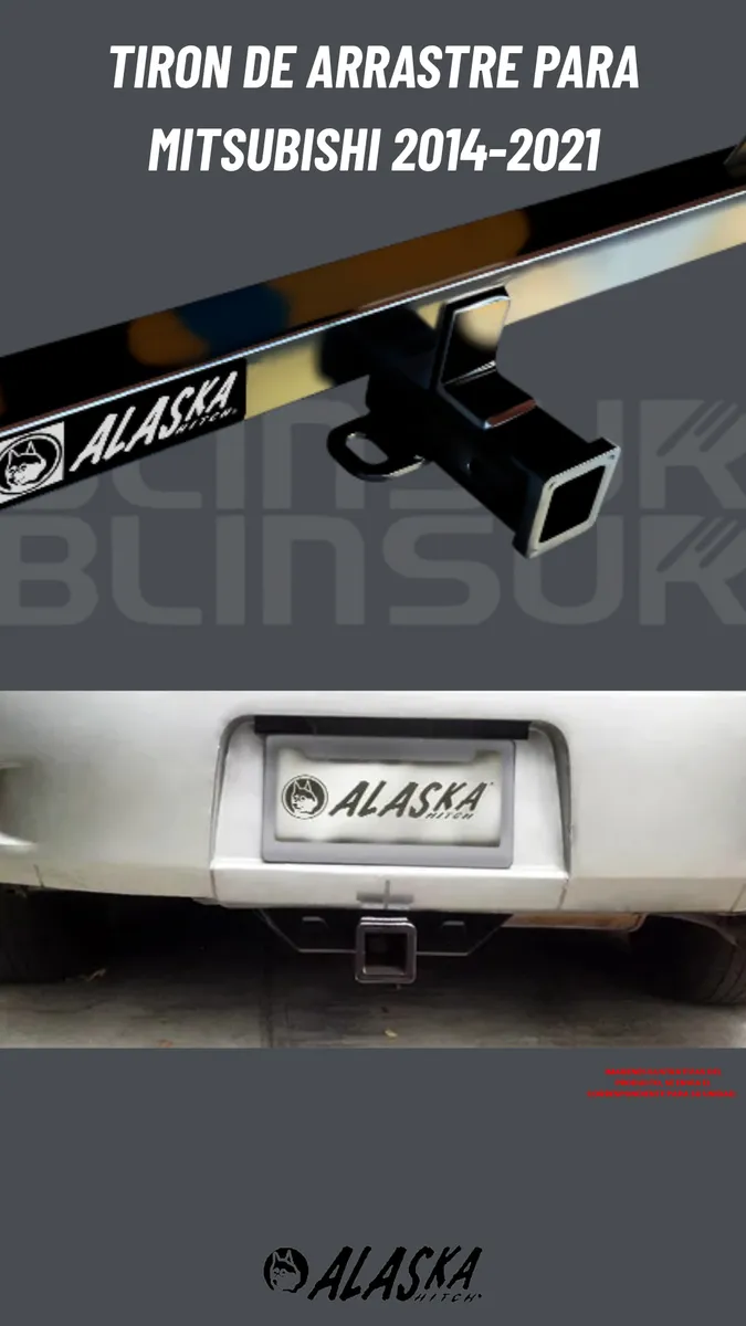 Tirón De Enganche Mitsubishi Outlander 2014 - 2021 Negro - Image 2