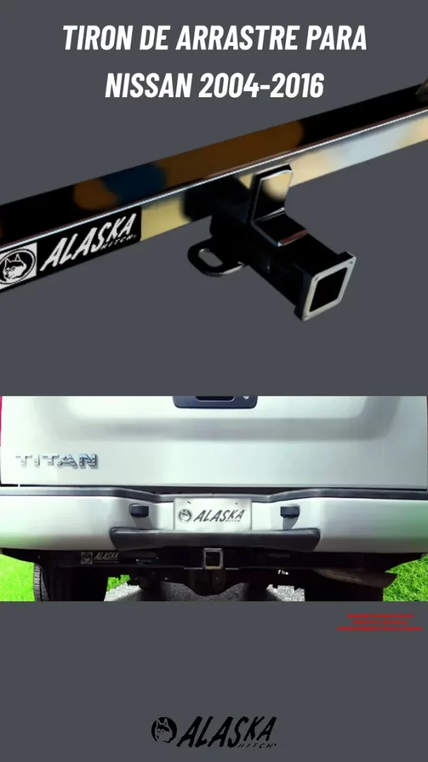 Tirón De Enganche Nissan Titan 2004-2016 Negro