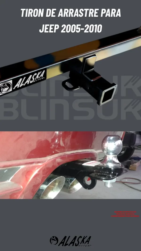 Tirón De Enganche Jeep Grand Cherokee R-t 2005-2010 Alaska