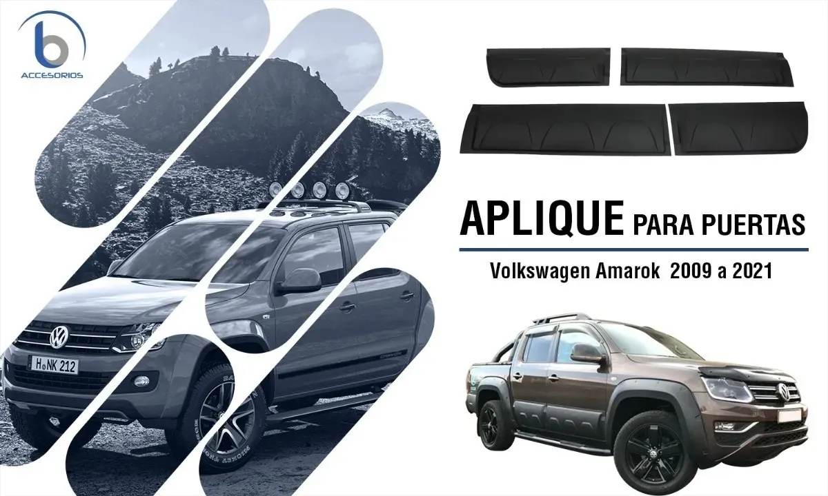 Moldura Aplique De Puertas Volkswagen Amarok 2009-2021 - Image 2