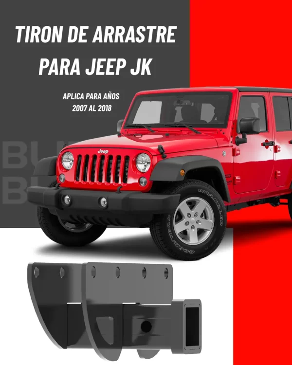 Tiron Jalon De Arrastre Bronx Jeep Wrangler Jk 2007 - 2018