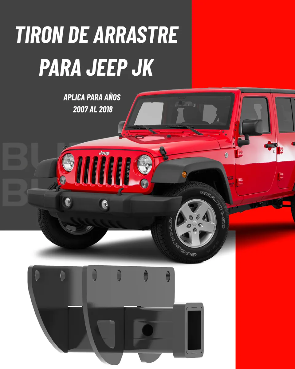 Tiron Jalon De Arrastre Bronx Jeep Wrangler Jk 2007 - 2018 - Image 2