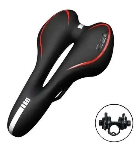 Asiento Cómodo De Bicicleta Con Cojín Suave
