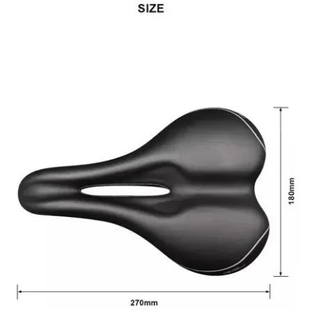 Asiento De Bicicleta Cuero Sintético Transpirable Suave - Image 2