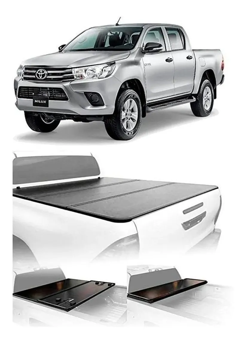 Tapa De Batea Triptica Nissan Np300 2014 2022 Doble Cabina - Image 2