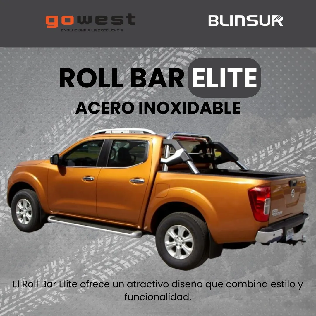 Roll Bar Elite Acero Inoxidable Toyota Hilux 2005 - 2015 - Image 2