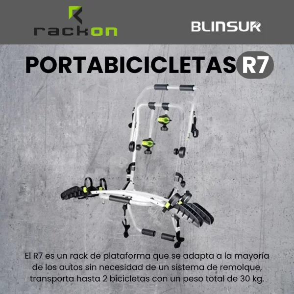 Rack Portabicicletas 2 Bicis Para Cajuela R7 Rack On
