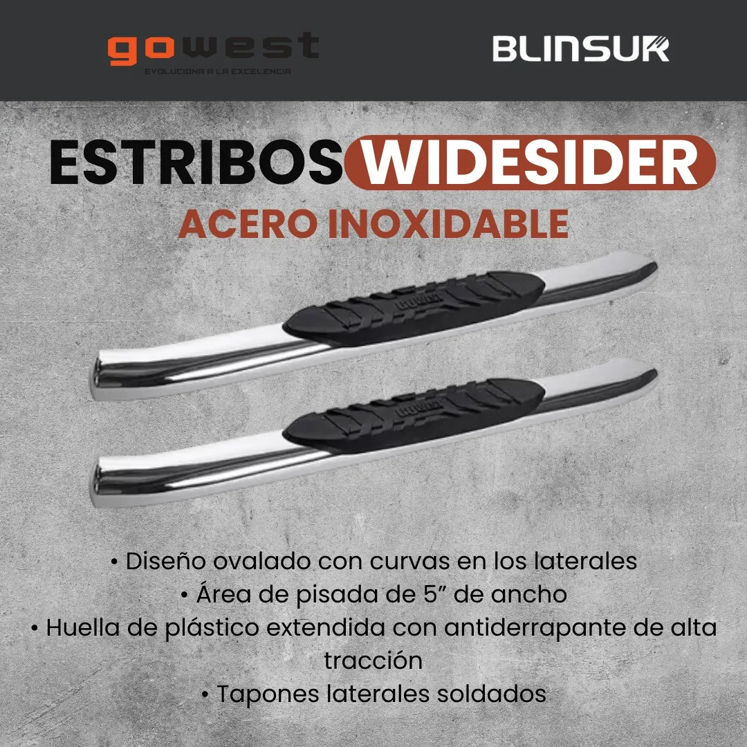 Estribos Widesider Inoxidables Para Silverado 2019 - 2023 - Image 2