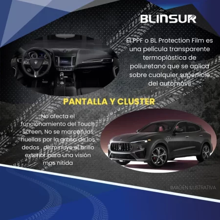 Protector Bl De Pantalla Y Clúster Maserati Levante 2022 - Image 2