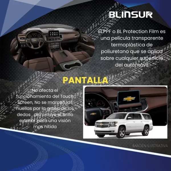 Protección Bl Ppf Pantalla Para Suburban 2023