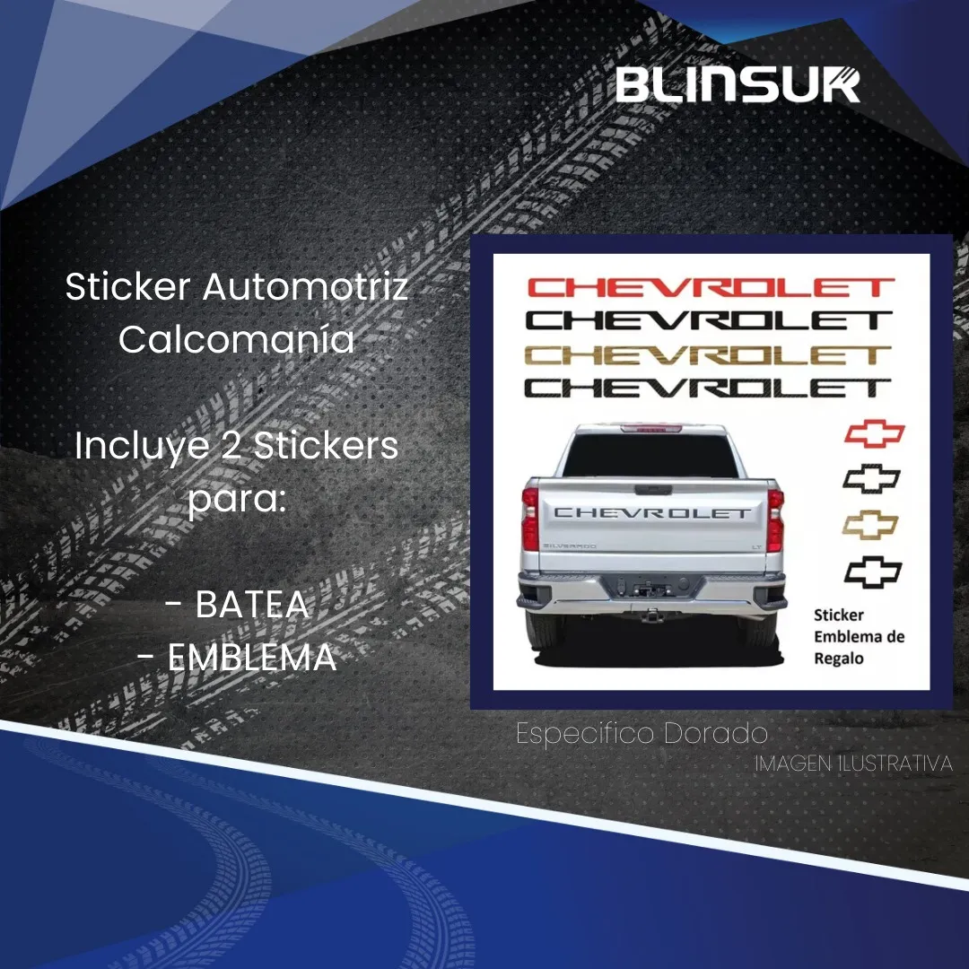Sticker Dorado Bl Protection Film Para Chevrolet Silverado - Image 2