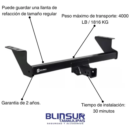 Kit Tiron Arrastre + Acople Y Bola 2 PuLG Ford Ranger 13-22 - Image 2