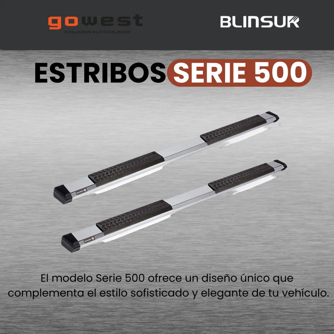 Estribos Platinum Serie 500 Ford F150 2004 - 2014 Doble Cab - Image 2