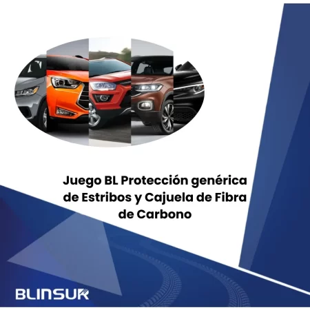 Protección Fibra De Carbono Para Estribos Y Cajuela Genérico - Image 2