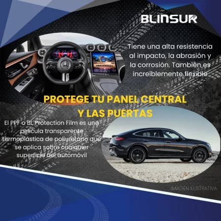 Protección Bl P. Central Y Puertas Para Mercedes Benz Glc - Image 2