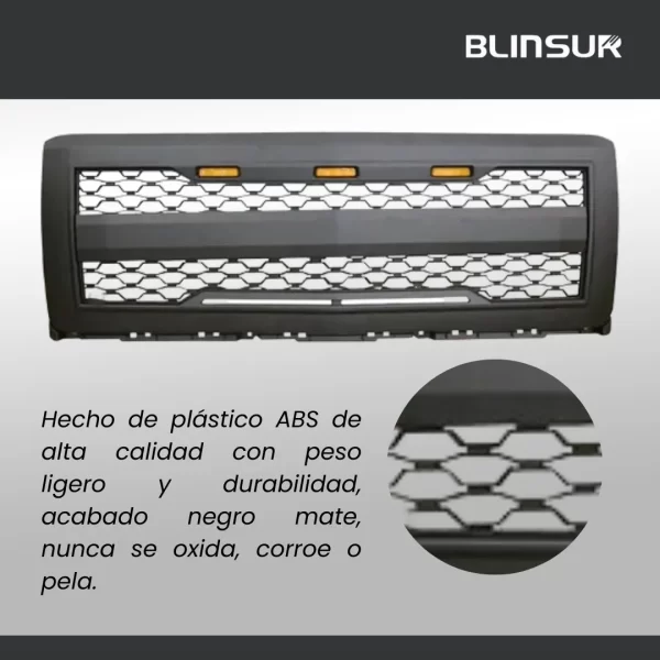 Parrilla Chevrolet Silverado 1500 Para 2014-2015 C/ Led
