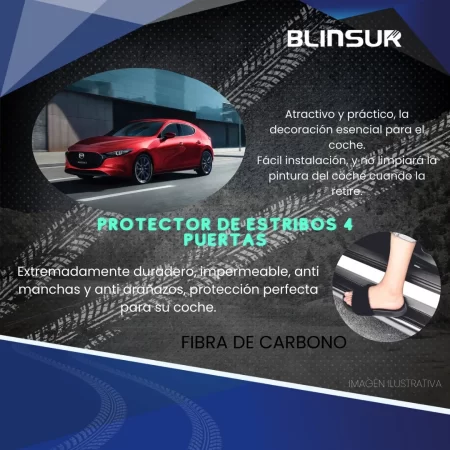 Cinta Protectora Bl Embellecedora Estribos Para Mazda - Image 2