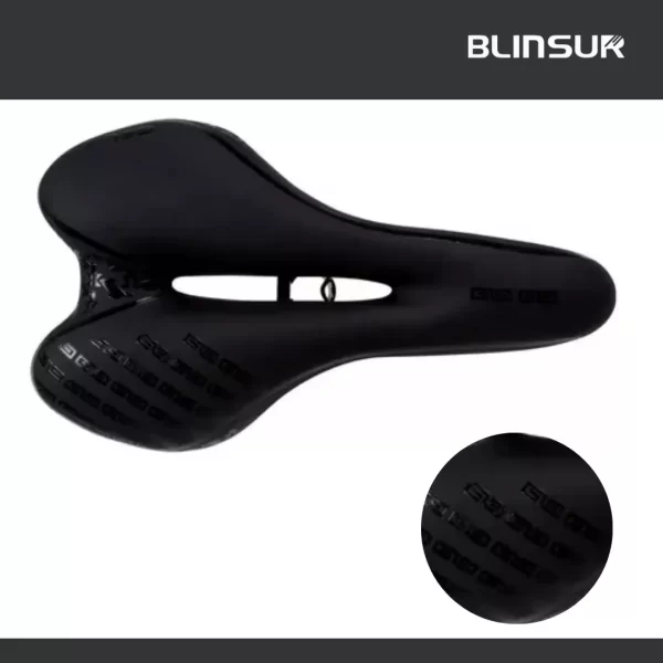 Asiento De Gel Color Negro Antiprostatico Para Bicicletas