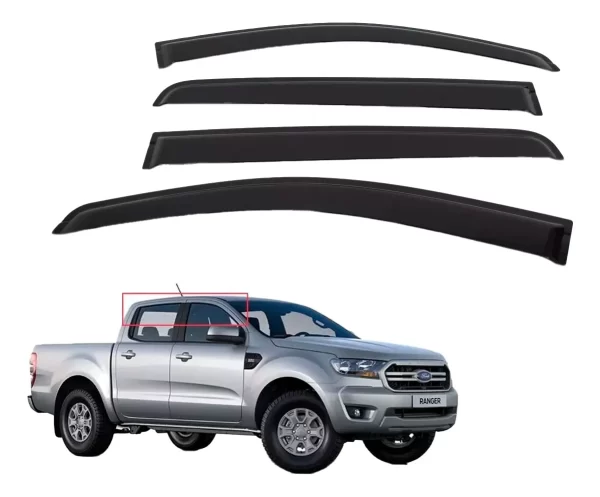 Moldura Aplique Deflectores De Vientopara Ranger 2012-2021