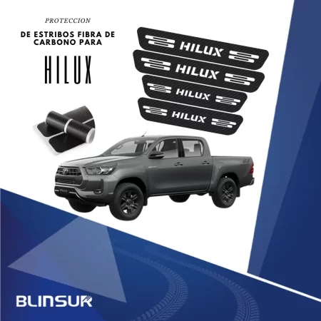 Sticker Protector Bl De Estribos Puertas Para Hilux. - Image 2