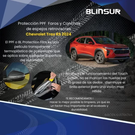 Protección Ppf Faros, Conchas De Espejos Para Trax Rs 2024 - Image 2