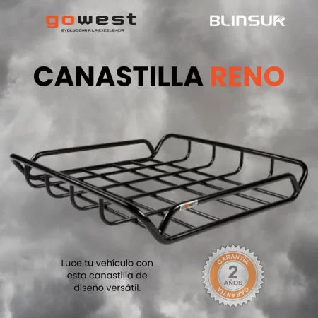 Canastilla Porta Equipaje Reno 135.5 X 97 Cm Negra Go West - Image 2