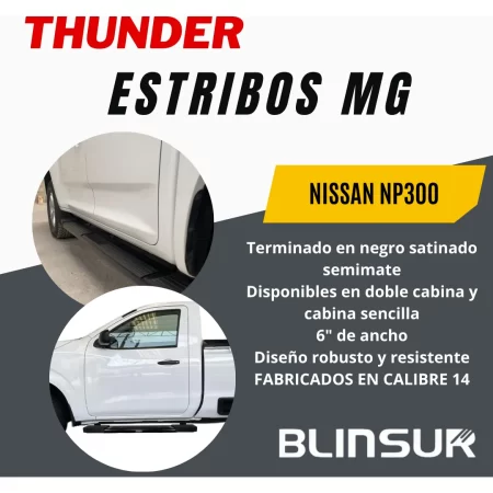 Estribos Mg Compatibles Con Nissan Frontier Np300  2016-2023 - Image 2