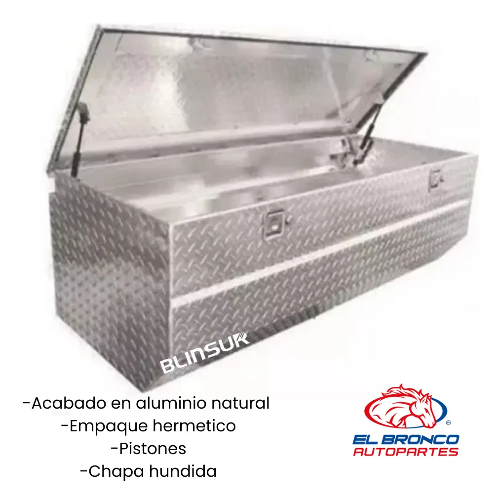 Caja De Herramientas Tipo Baul Aluminio Mid Size - Image 2