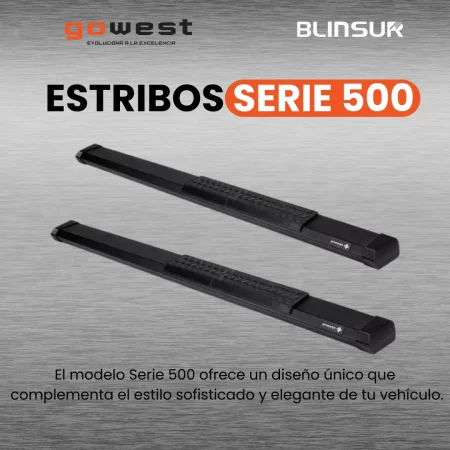 Estribos Serie 500 Para Ford Ranger 2023 - 2024 Doble Cabina - Image 2
