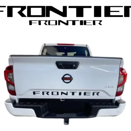 Letras Negro Mate Tapa Batea/parrilla Frontier V6 2022-2024 - Image 2