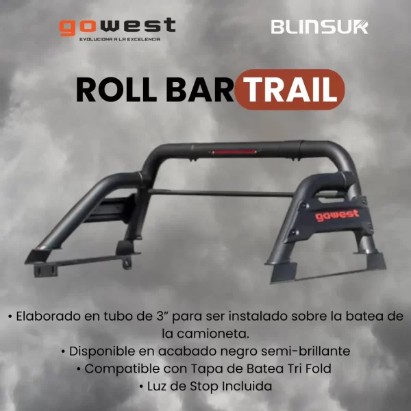 Roll Bar Trail Compatible Con Toyota Tacoma 2012 - 2023