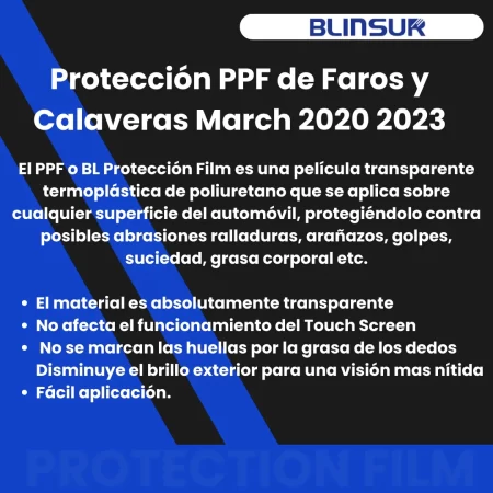 Protección Ppf De Faros Y Calaveras March 2020 2023 - Image 2